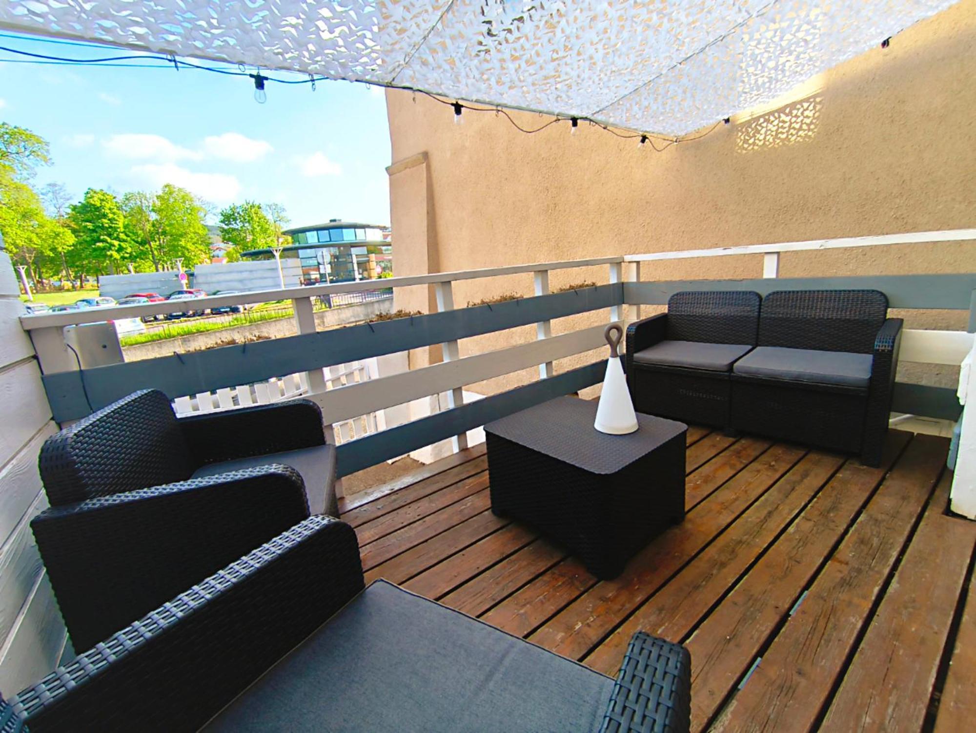Ferienwohnung Duplex Avec Terrasse Lempdes Exterior foto